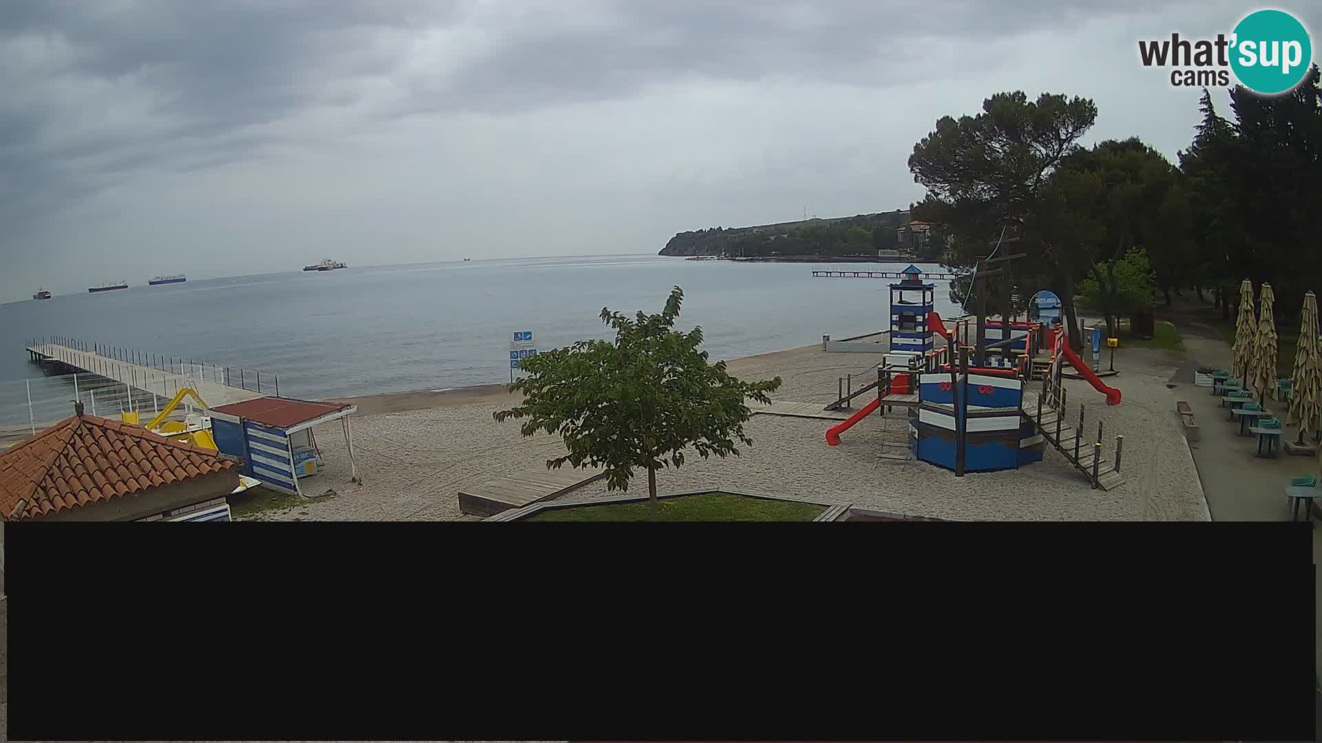 Cámara web en vivo Ankaran – Adria Ankaran Hotel & Resort – Eslovenia