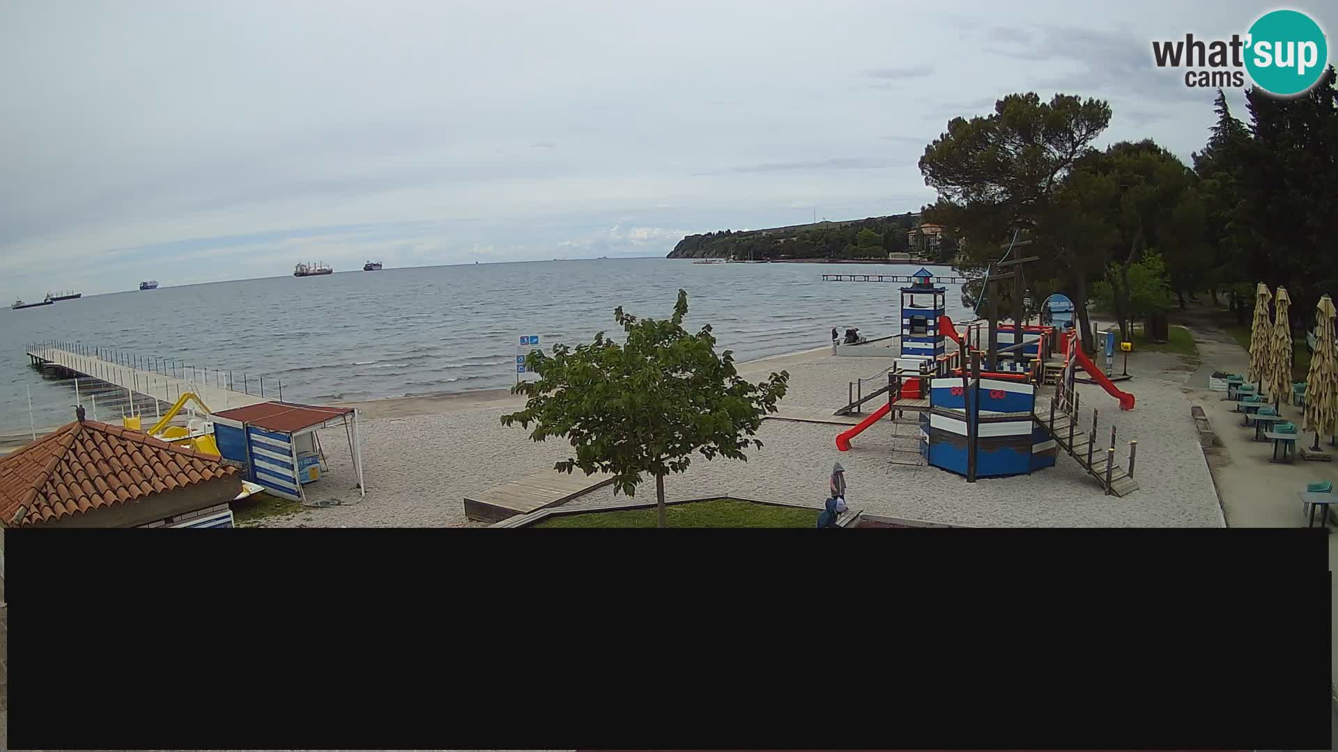 Live webcam Ankaran – Adria Ankaran Hotel & Resort – Slovenia
