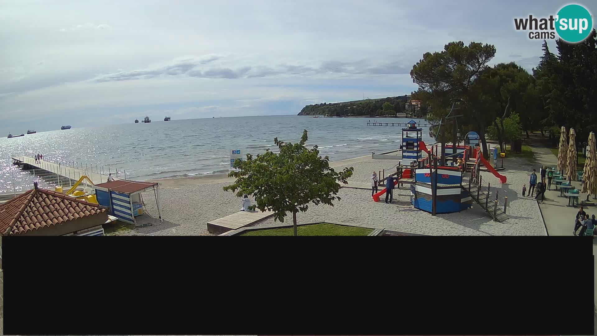 Live webcam Ankaran – Adria Ankaran Hotel & Resort – Slovenia