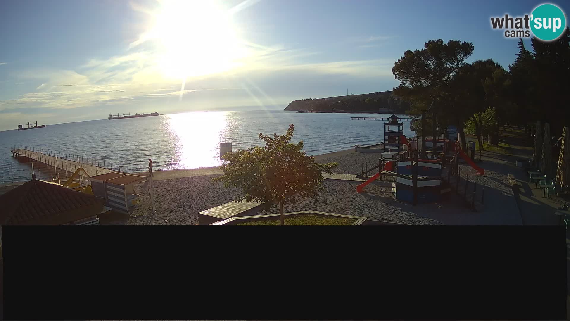 Cámara web en vivo Ankaran – Adria Ankaran Hotel & Resort – Eslovenia