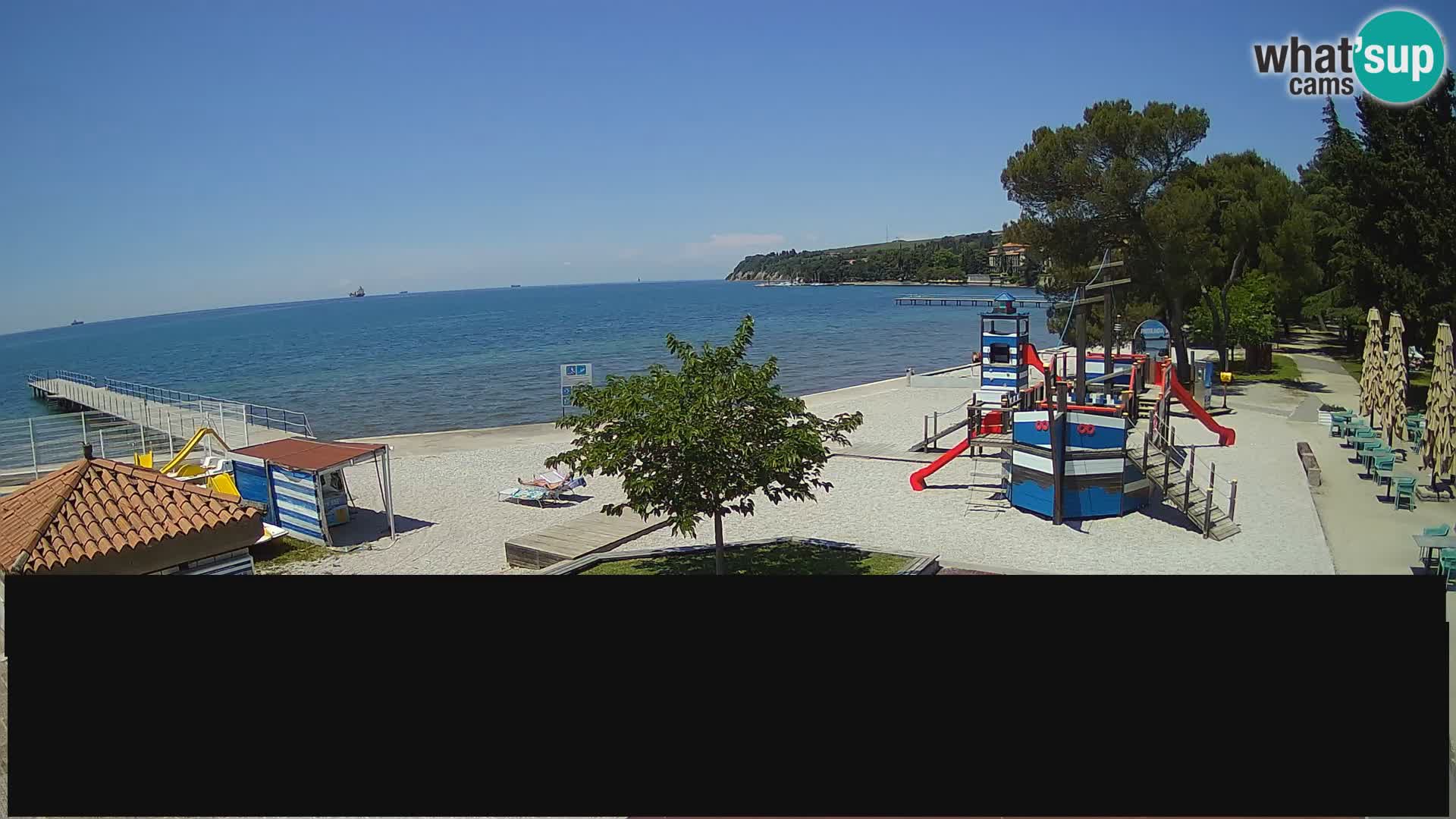 Webcam en direct Ankaran – Adria Ankaran Hotel & Resort – Slovénie