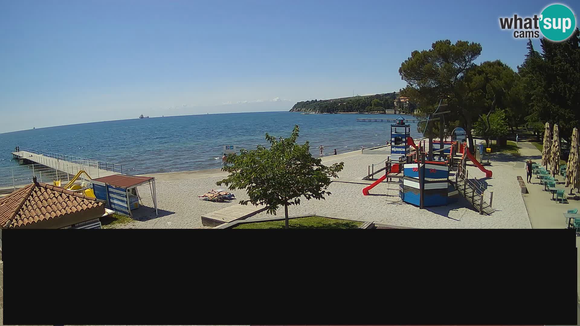 Cámara web en vivo Ankaran – Adria Ankaran Hotel & Resort – Eslovenia