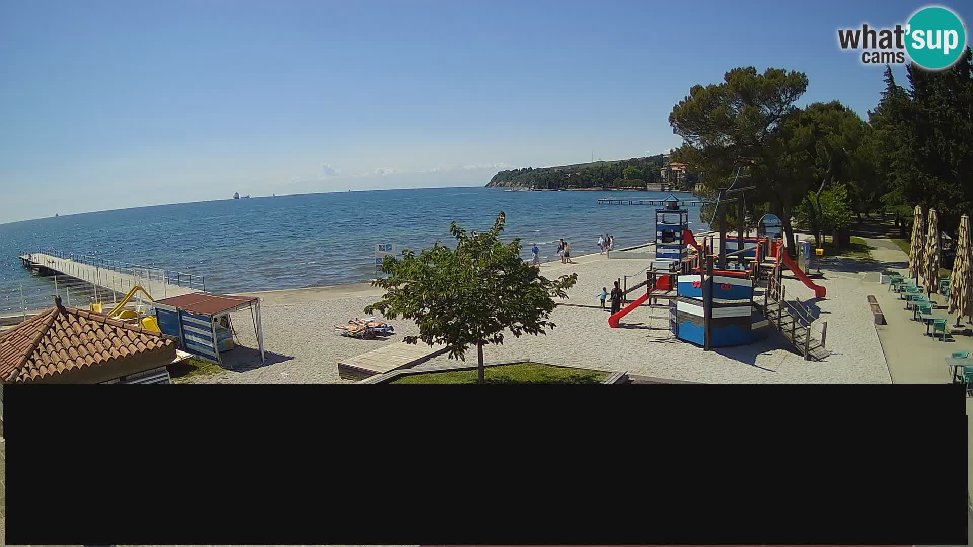 Live webcam Ankaran – Adria Ankaran Hotel & Resort – Slovenia