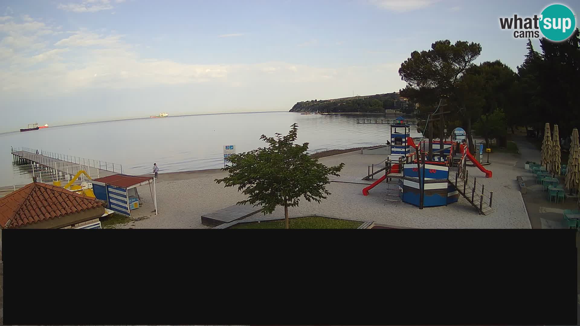 Live webcam Ankaran – Adria Ankaran Hotel & Resort – Slovenia