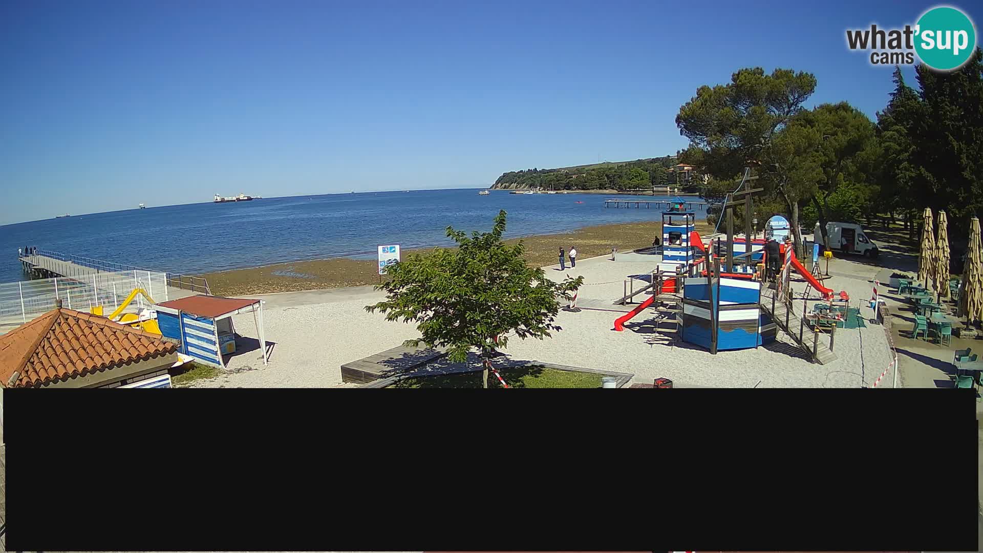 Cámara web en vivo Ankaran – Adria Ankaran Hotel & Resort – Eslovenia