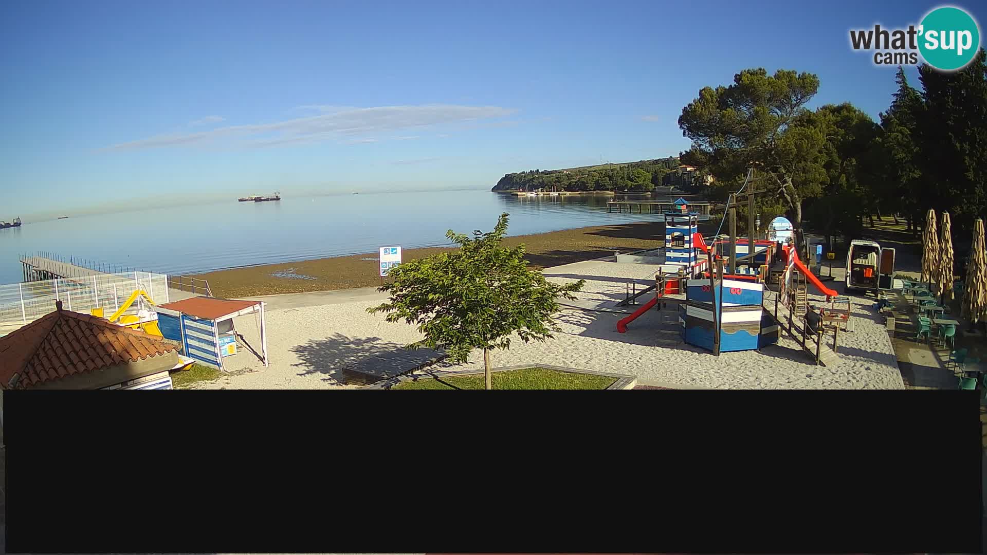 Cámara web en vivo Ankaran – Adria Ankaran Hotel & Resort – Eslovenia
