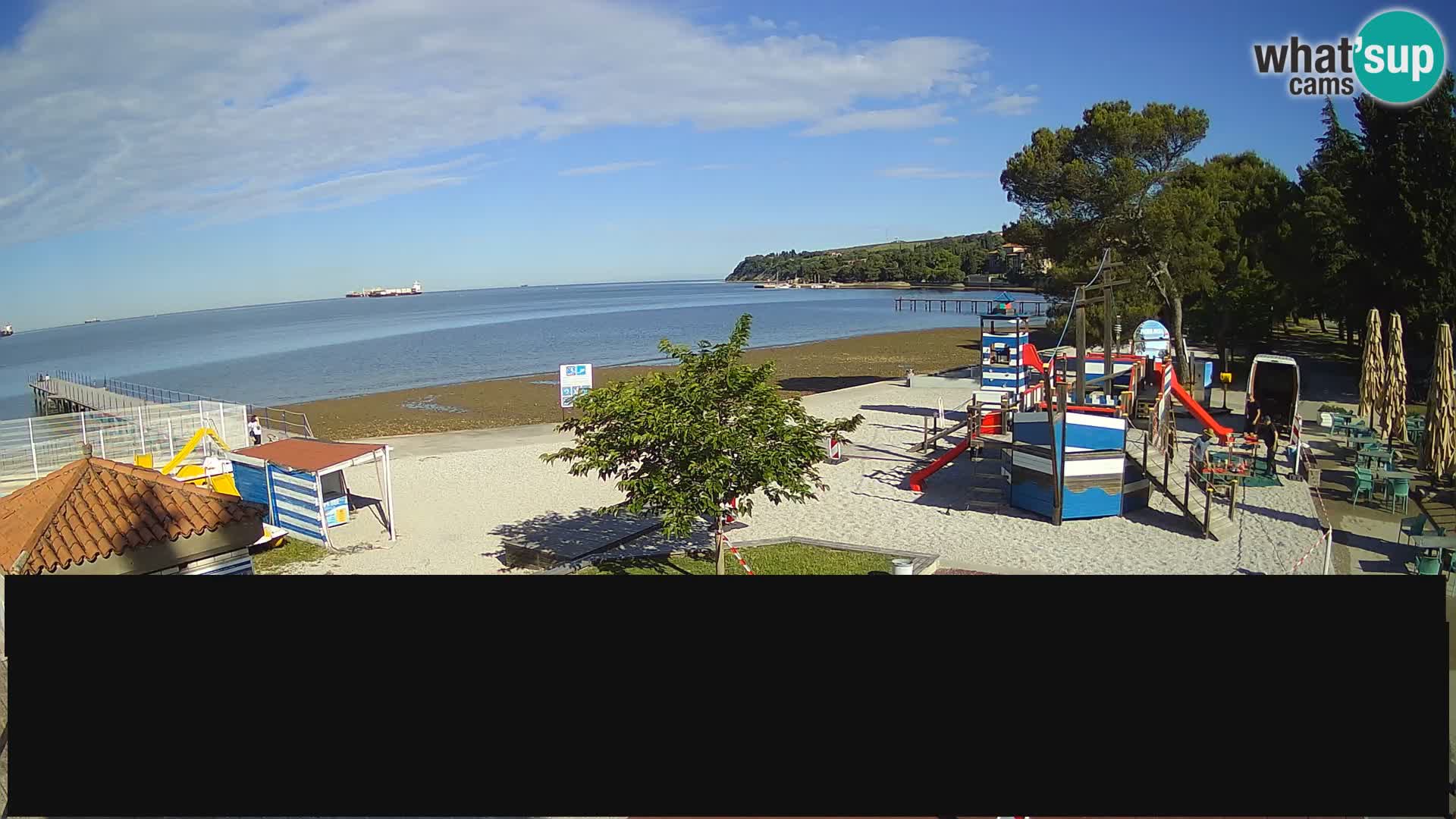 Cámara web en vivo Ankaran – Adria Ankaran Hotel & Resort – Eslovenia