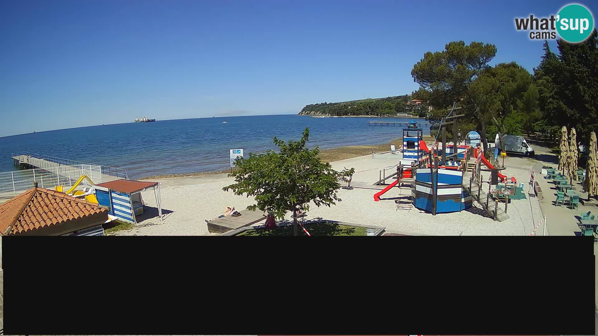 Cámara web en vivo Ankaran – Adria Ankaran Hotel & Resort – Eslovenia
