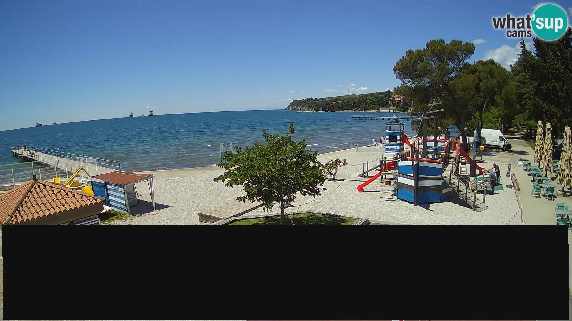 Web kamera uživo Ankaran – Adria Ankaran Hotel & Resort – Slovenija