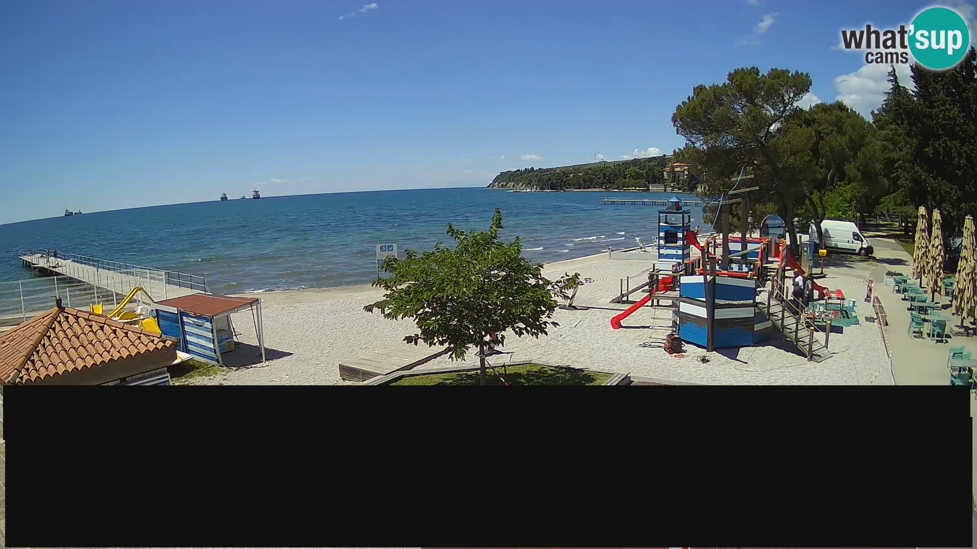 Cámara web en vivo Ankaran – Adria Ankaran Hotel & Resort – Eslovenia