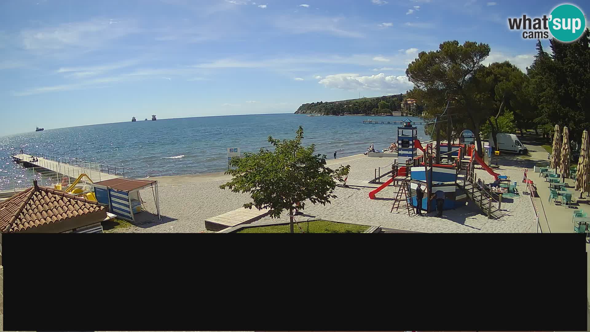 Web kamera uživo Ankaran – Adria Ankaran Hotel & Resort – Slovenija