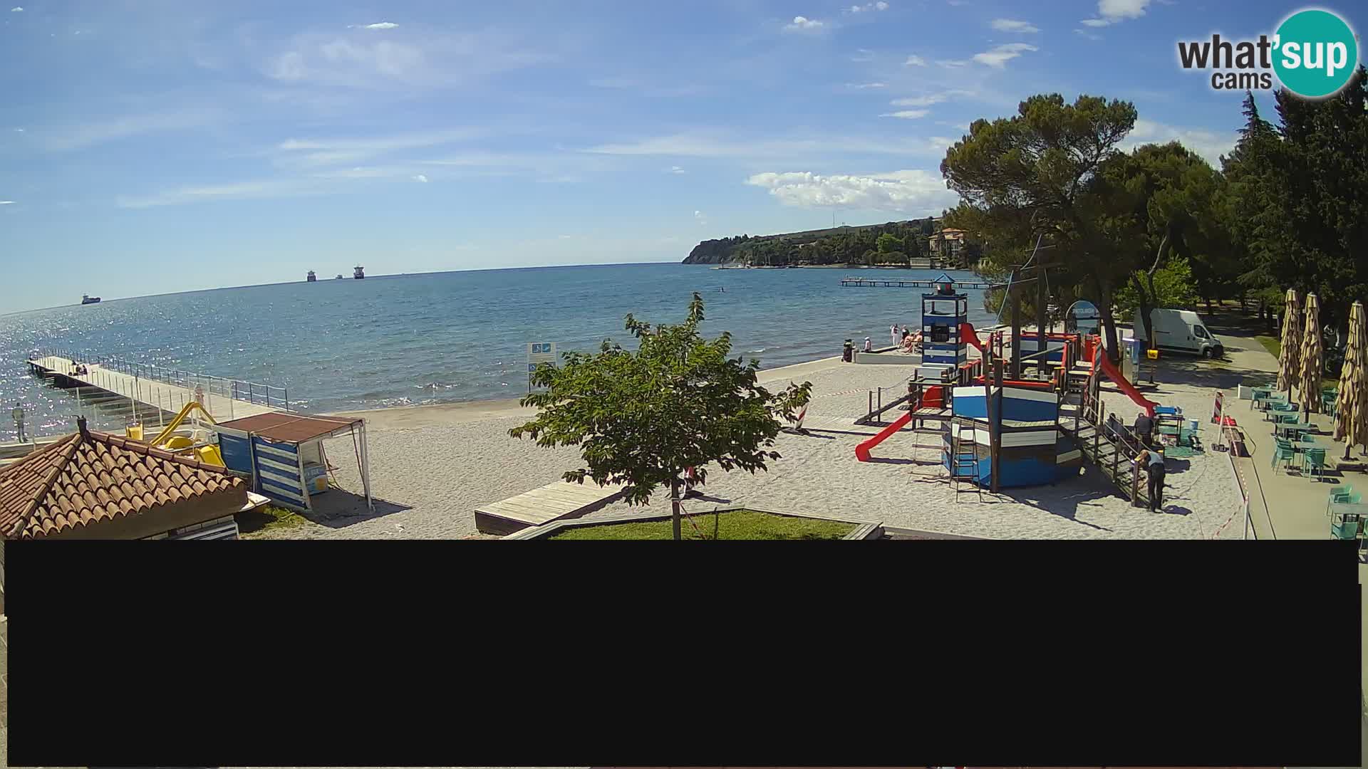 Cámara web en vivo Ankaran – Adria Ankaran Hotel & Resort – Eslovenia