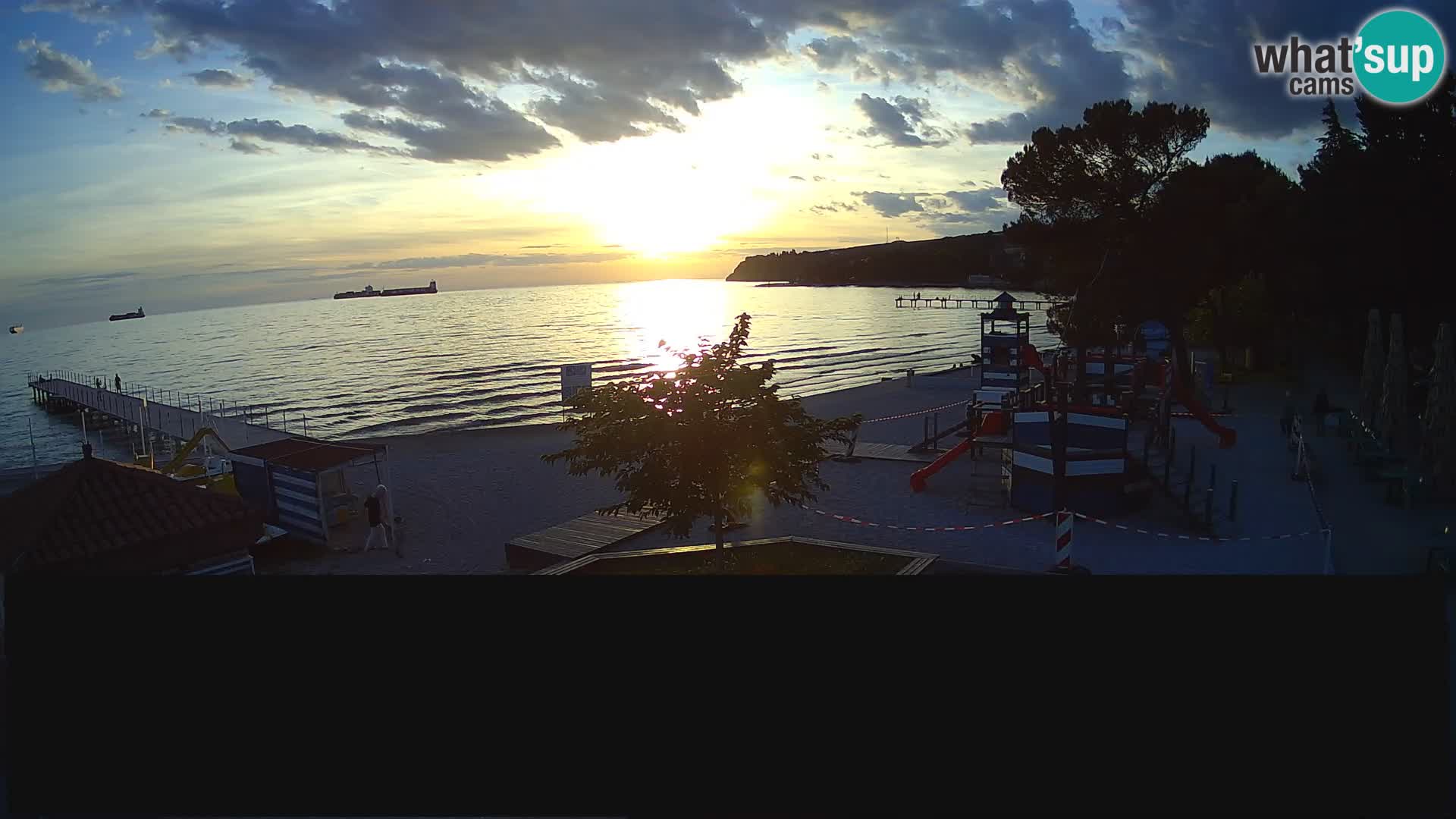 Cámara web en vivo Ankaran – Adria Ankaran Hotel & Resort – Eslovenia