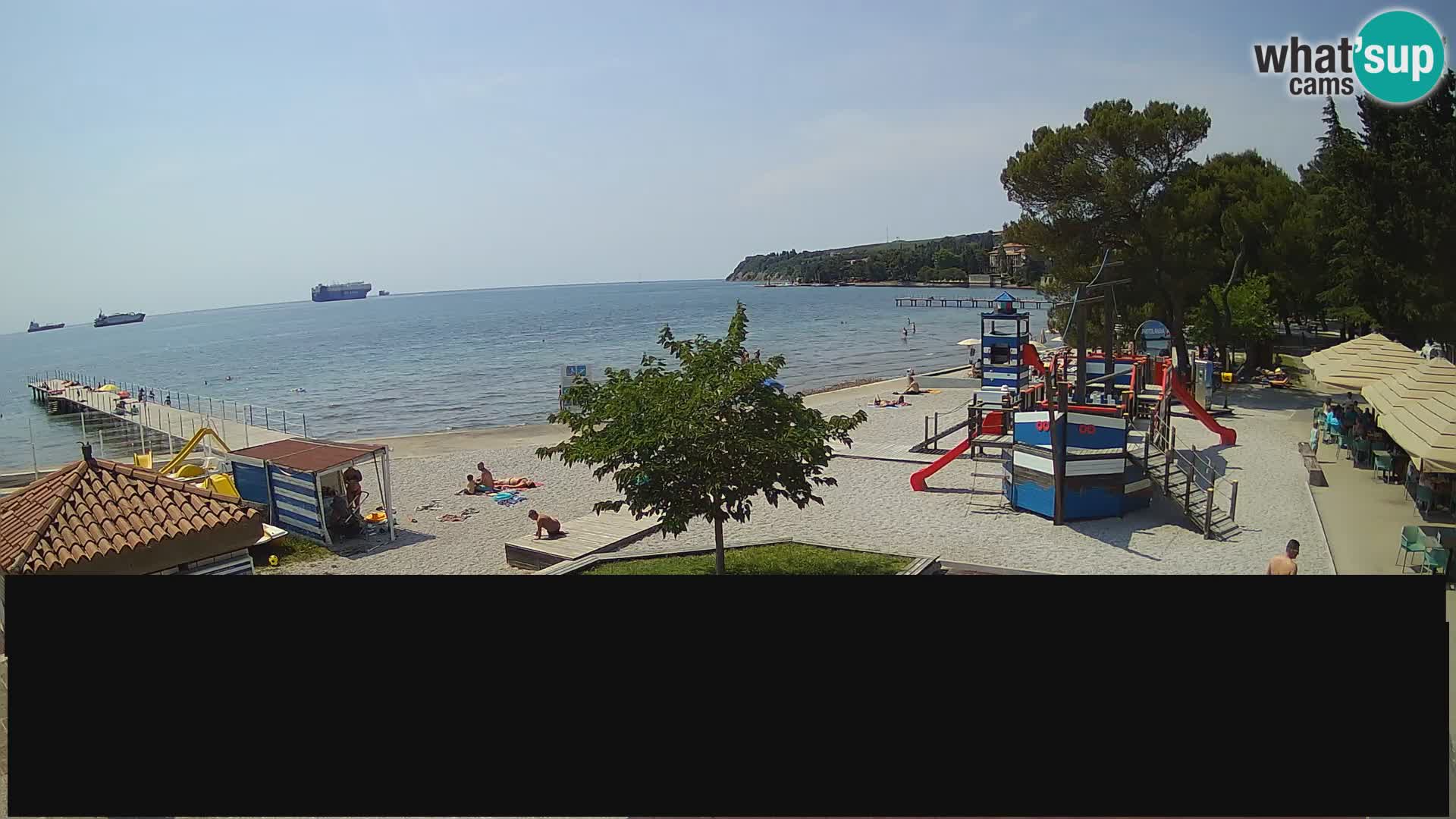 Cámara web en vivo Ankaran – Adria Ankaran Hotel & Resort – Eslovenia
