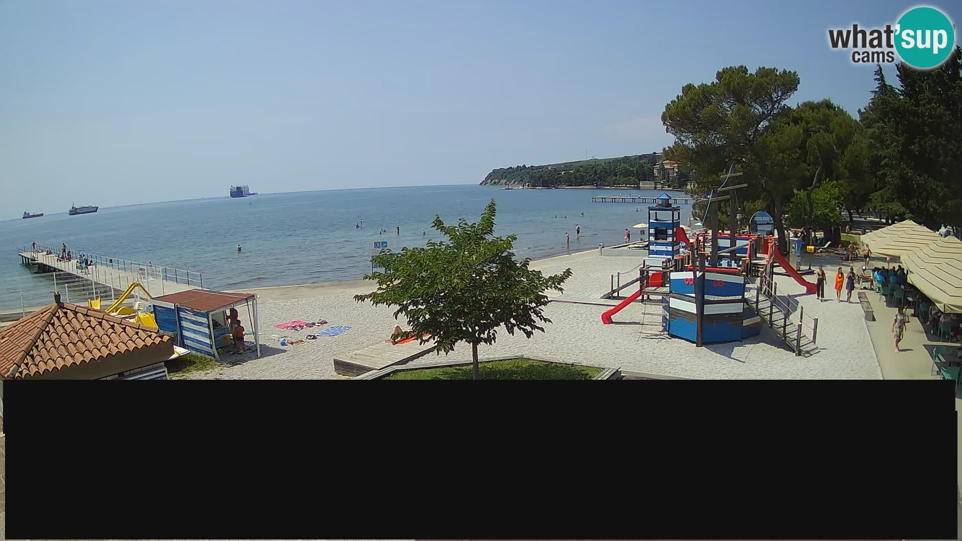 Webcam en direct Ankaran – Adria Ankaran Hotel & Resort – Slovénie