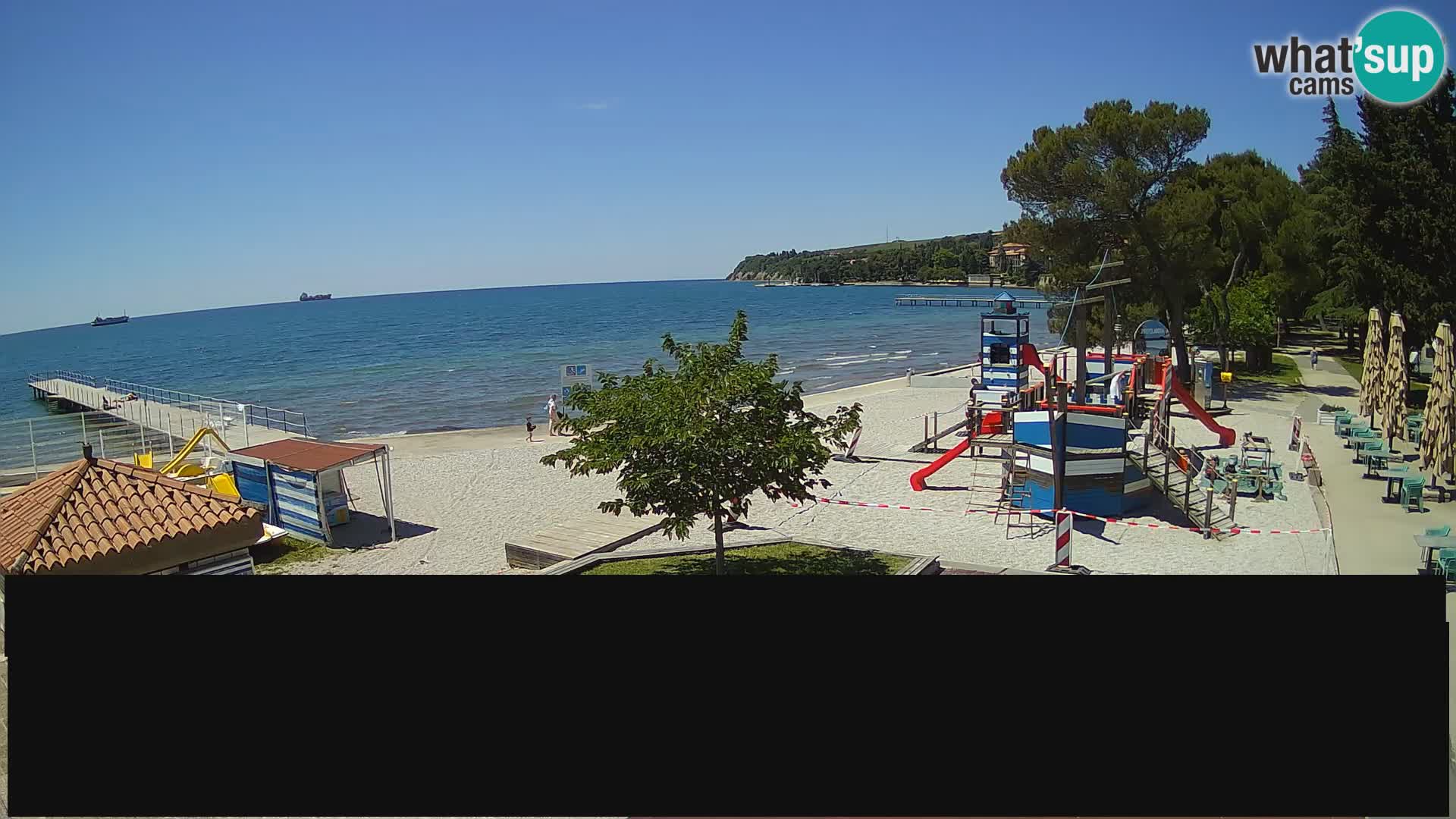 Cámara web en vivo Ankaran – Adria Ankaran Hotel & Resort – Eslovenia