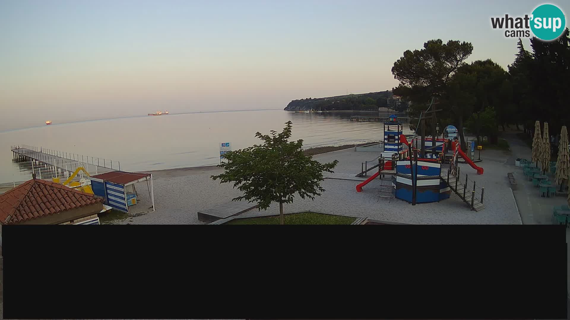 Live webcam Ankaran – Adria Ankaran Hotel & Resort – Slovenia