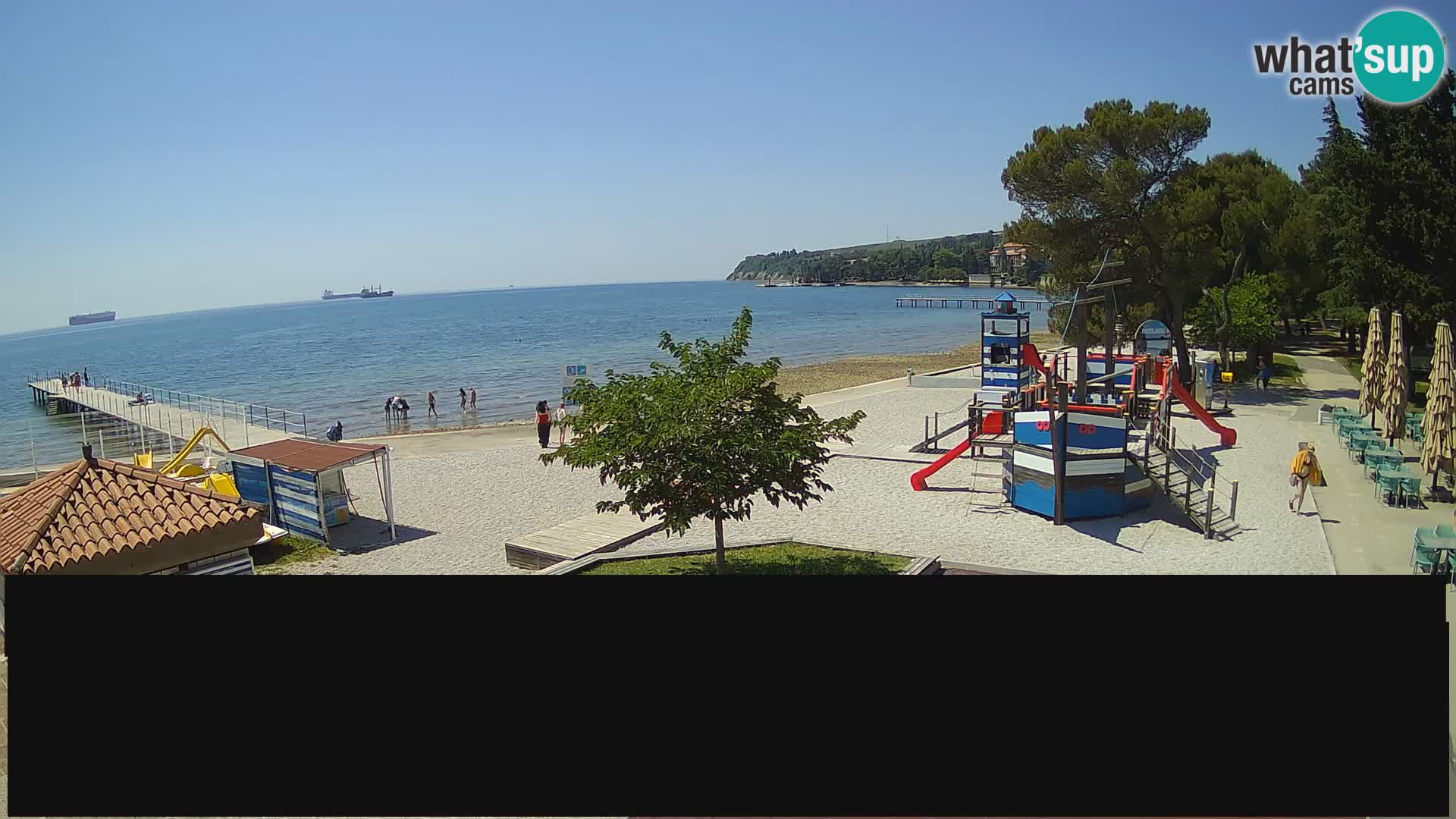 Cámara web en vivo Ankaran – Adria Ankaran Hotel & Resort – Eslovenia