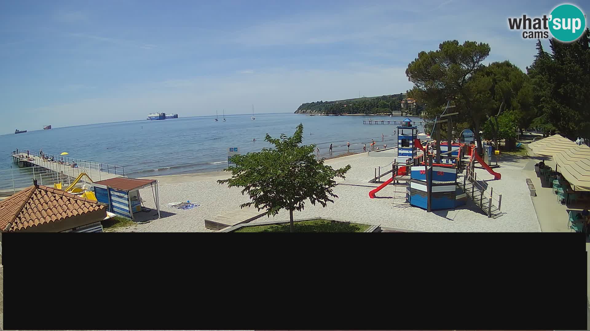 Web kamera uživo Ankaran – Adria Ankaran Hotel & Resort – Slovenija