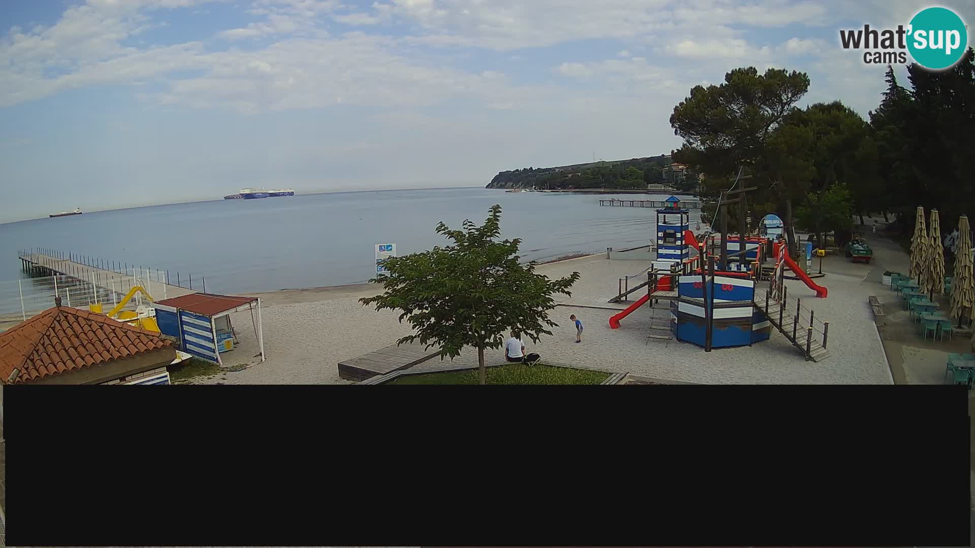 Cámara web en vivo Ankaran – Adria Ankaran Hotel & Resort – Eslovenia