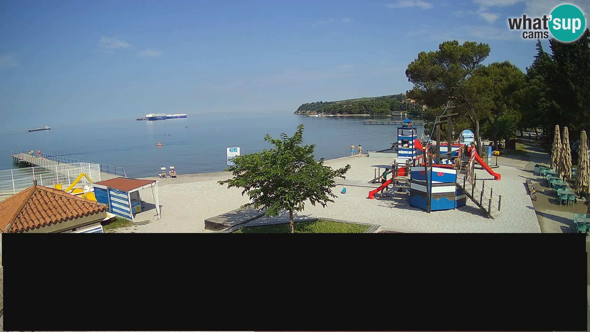 Cámara web en vivo Ankaran – Adria Ankaran Hotel & Resort – Eslovenia