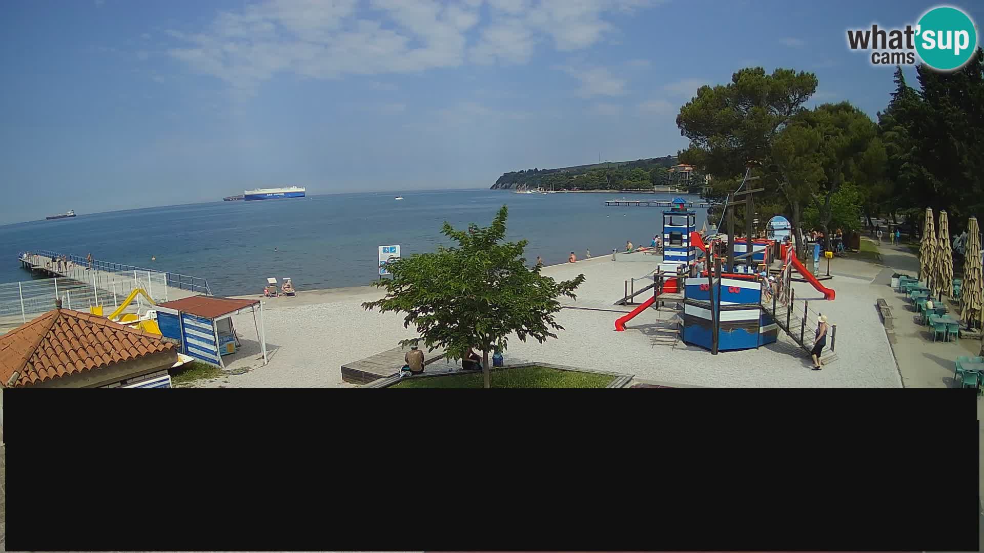 Live webcam Ankaran – Adria Ankaran Hotel & Resort – Slovenia