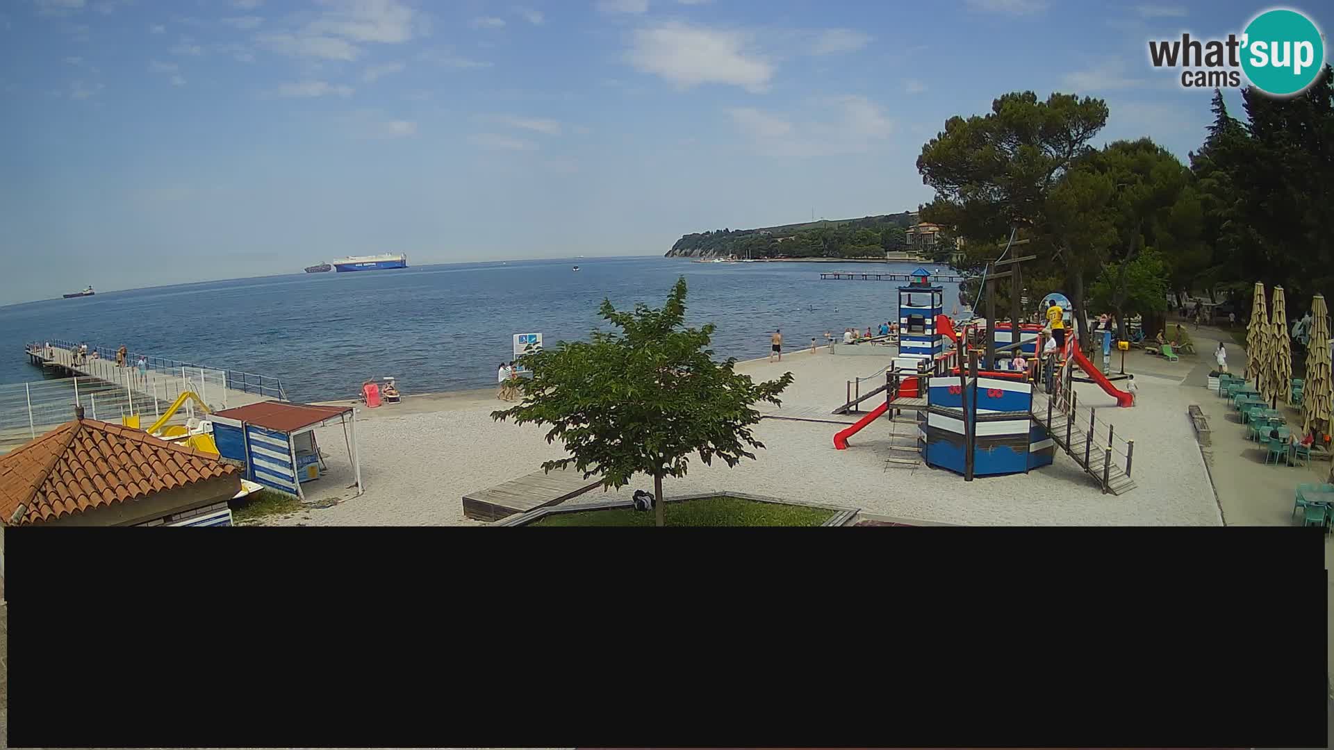 Live webcam Ankaran – Adria Ankaran Hotel & Resort – Slovenia