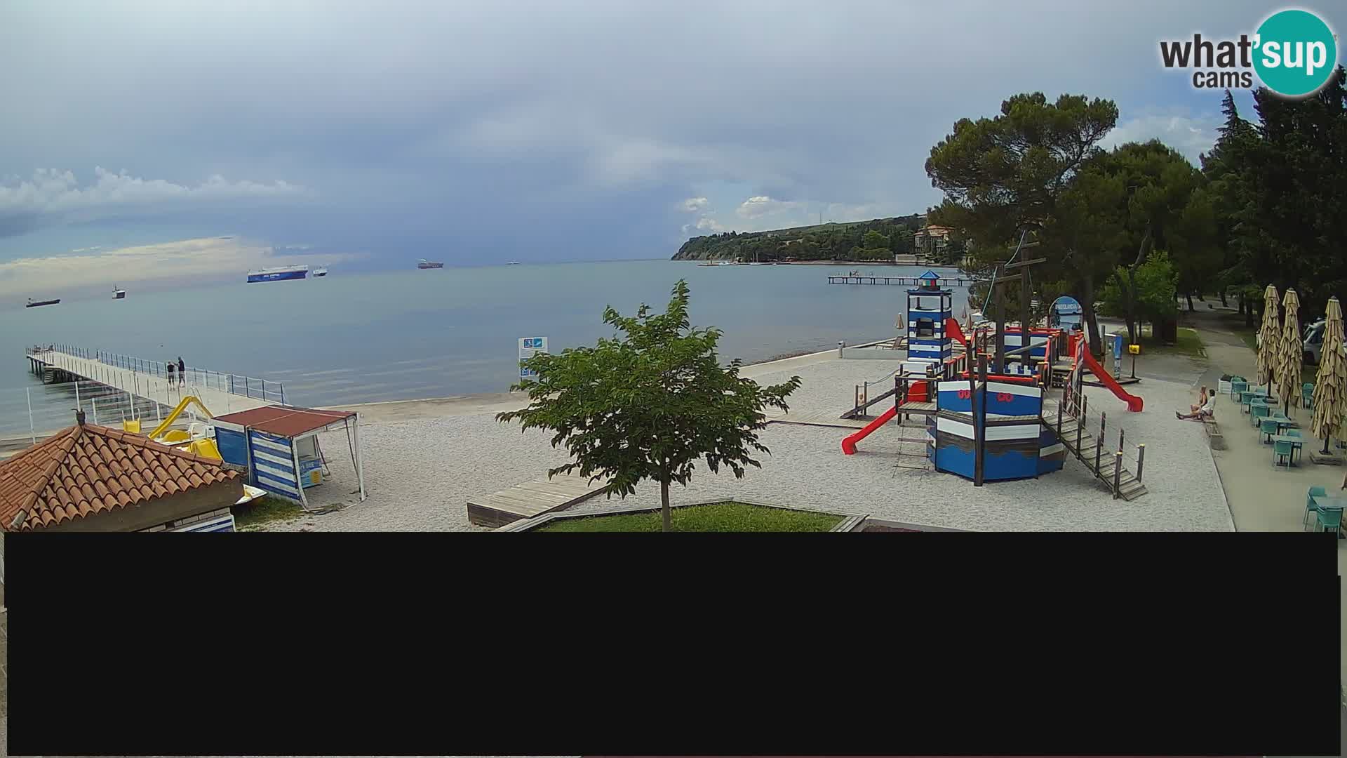 Web kamera uživo Ankaran – Adria Ankaran Hotel & Resort – Slovenija