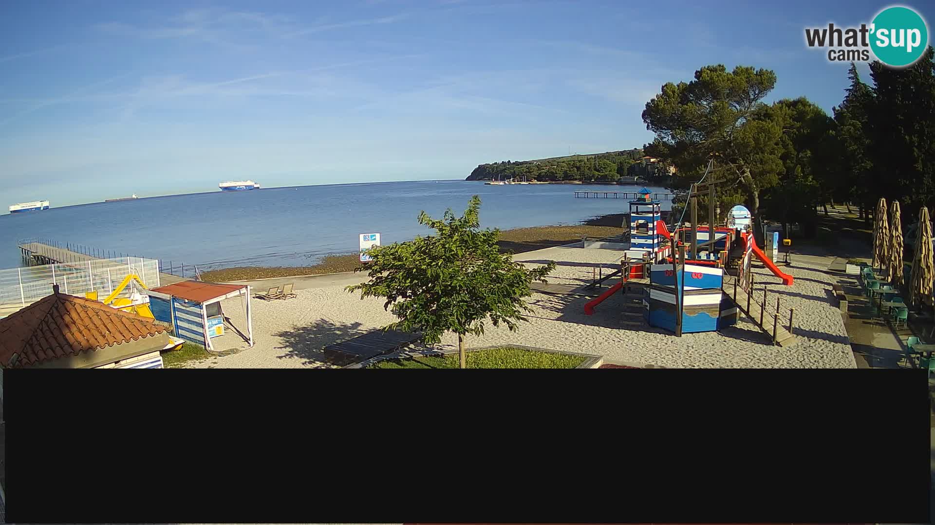 Web kamera uživo Ankaran – Adria Ankaran Hotel & Resort – Slovenija