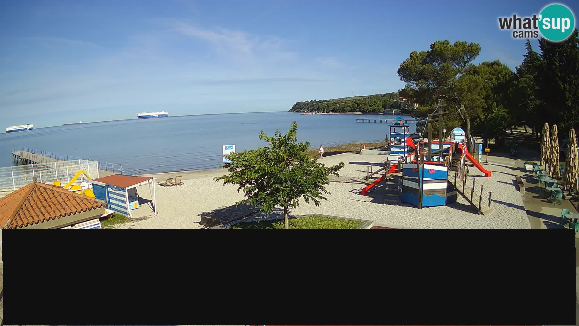 Live webcam Ankaran – Adria Ankaran Hotel & Resort – Slovenia