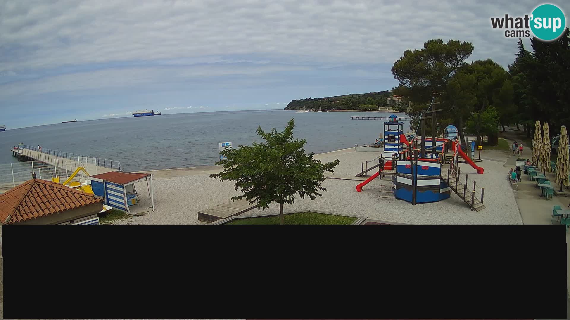 Web kamera uživo Ankaran – Adria Ankaran Hotel & Resort – Slovenija