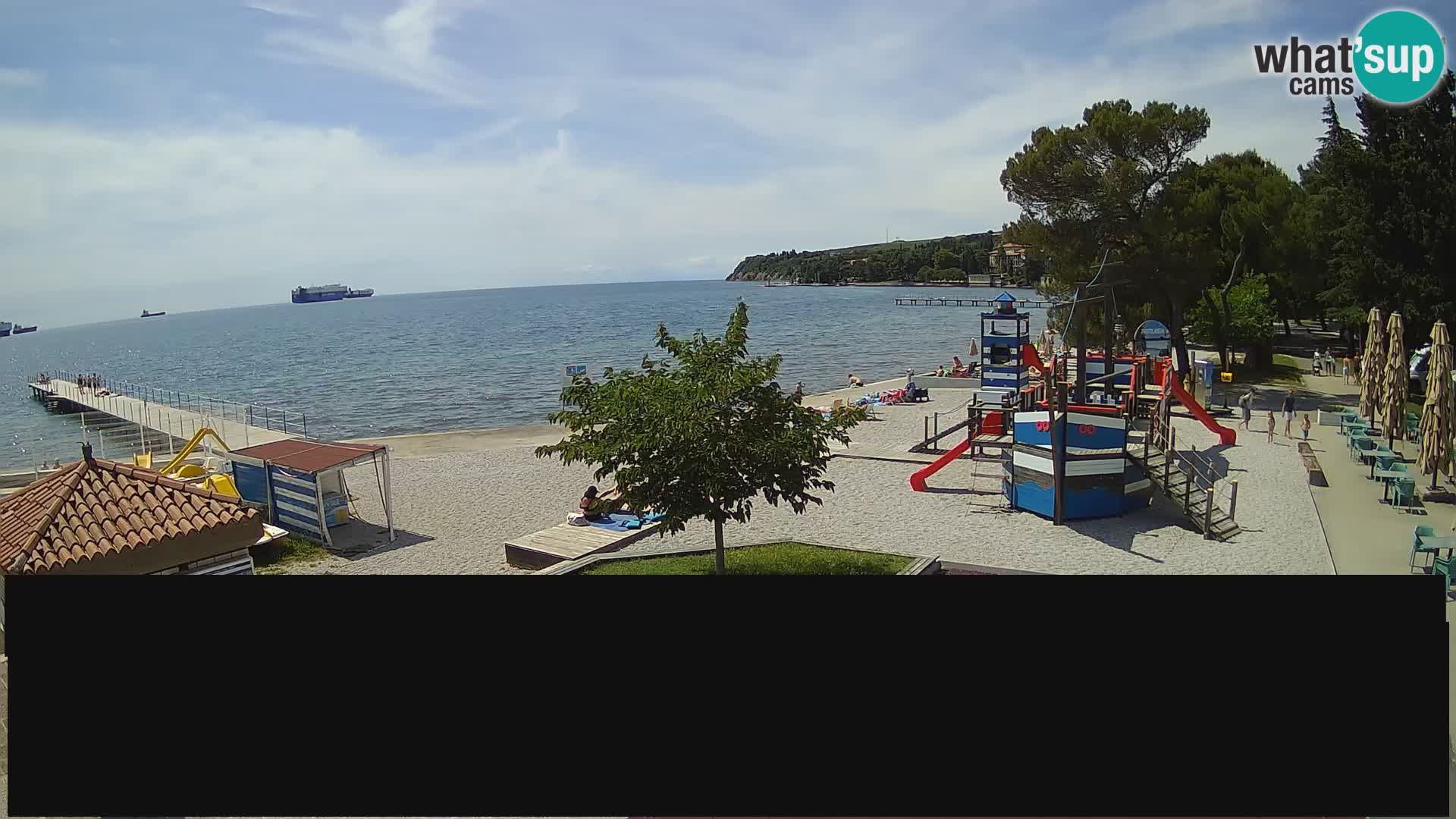 Cámara web en vivo Ankaran – Adria Ankaran Hotel & Resort – Eslovenia