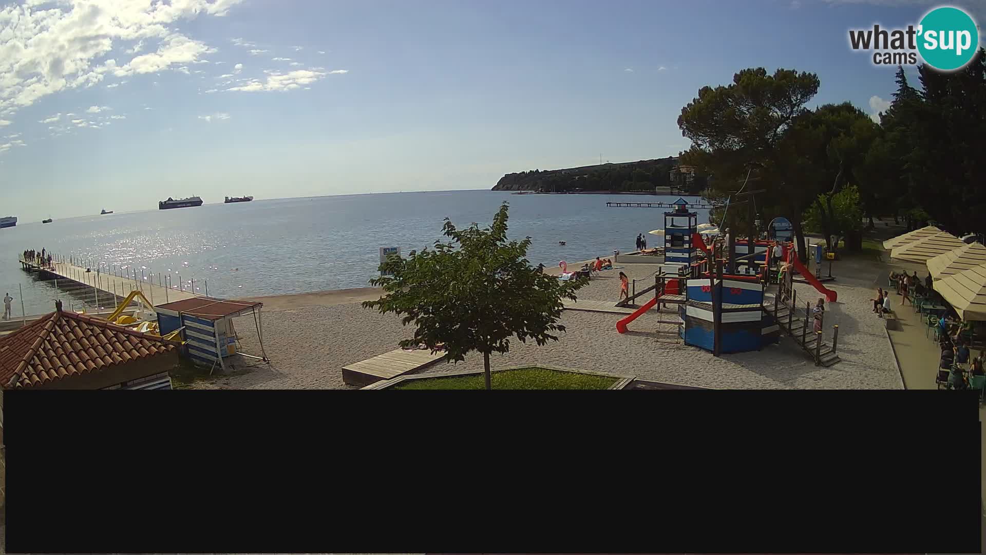 Cámara web en vivo Ankaran – Adria Ankaran Hotel & Resort – Eslovenia