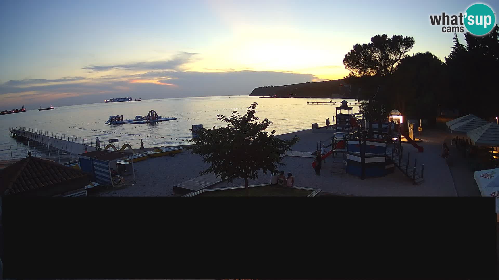 Live webcam Ankaran – Adria Ankaran Hotel & Resort – Slovenia
