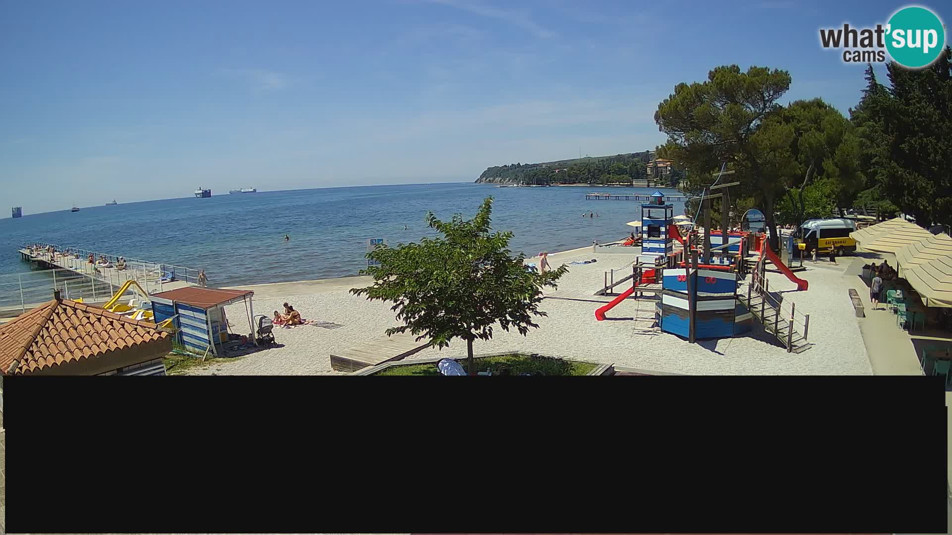 Live webcam Ankaran – Adria Ankaran Hotel & Resort – Slovenia