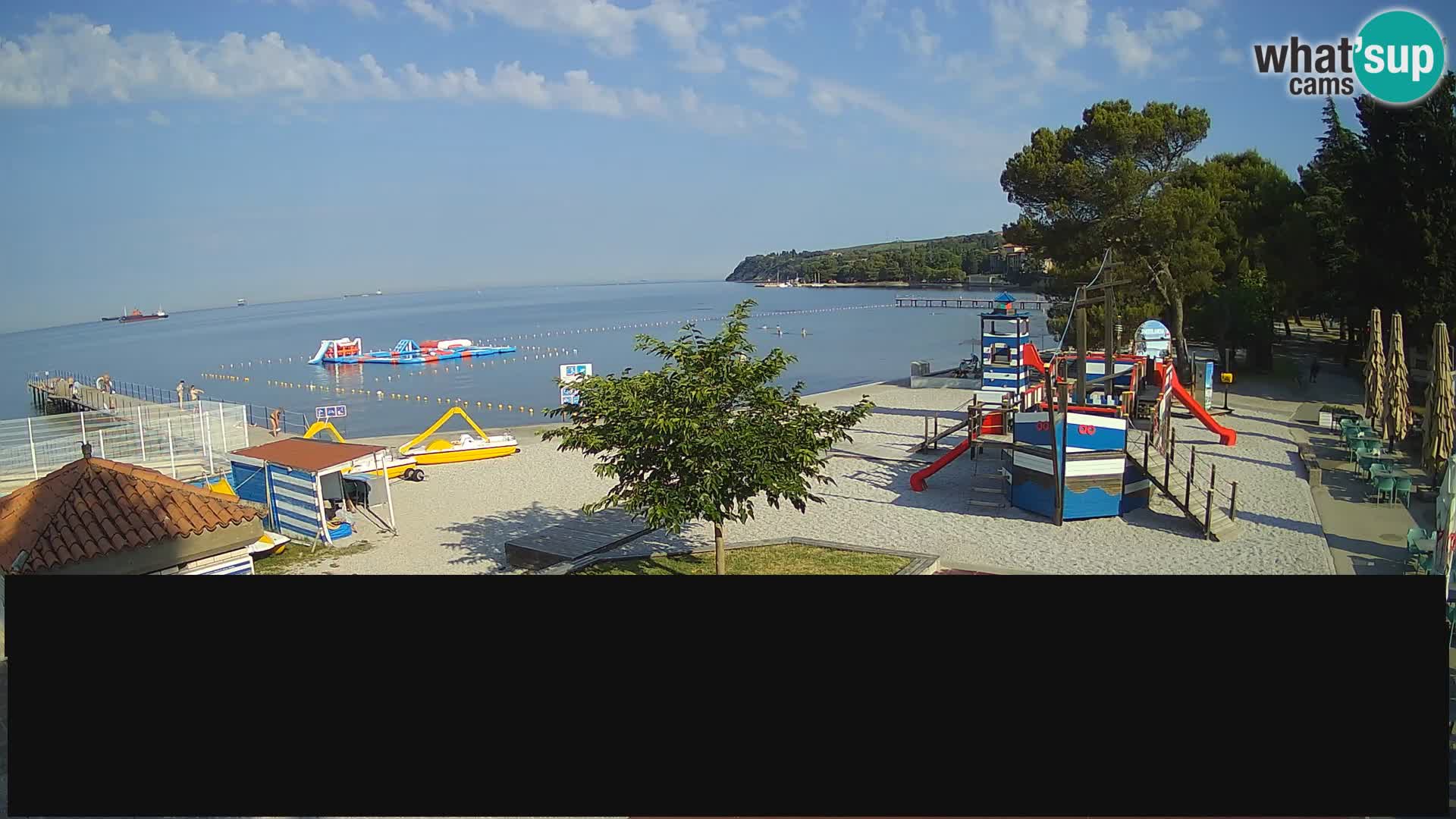 Live webcam Ankaran – Adria Ankaran Hotel & Resort – Slovenia