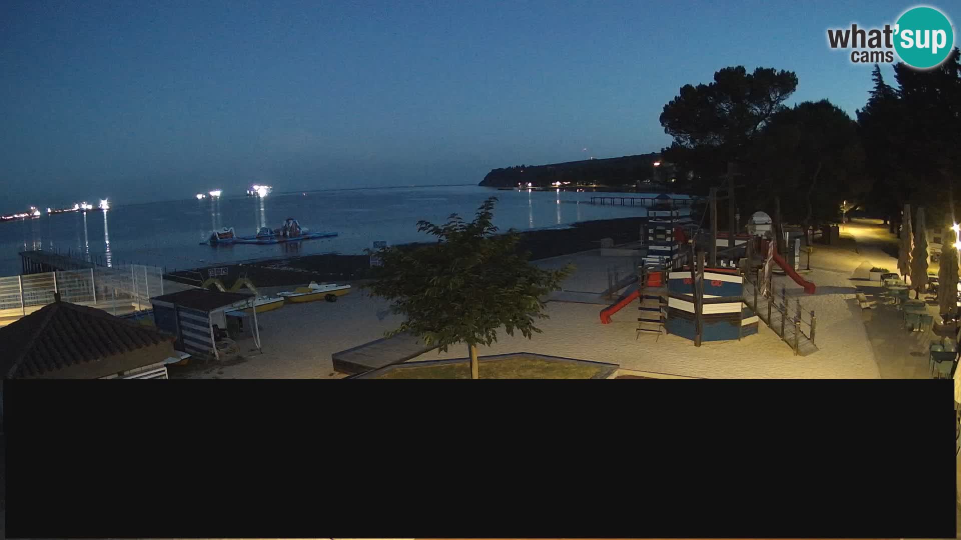 Web kamera uživo Ankaran – Adria Ankaran Hotel & Resort – Slovenija