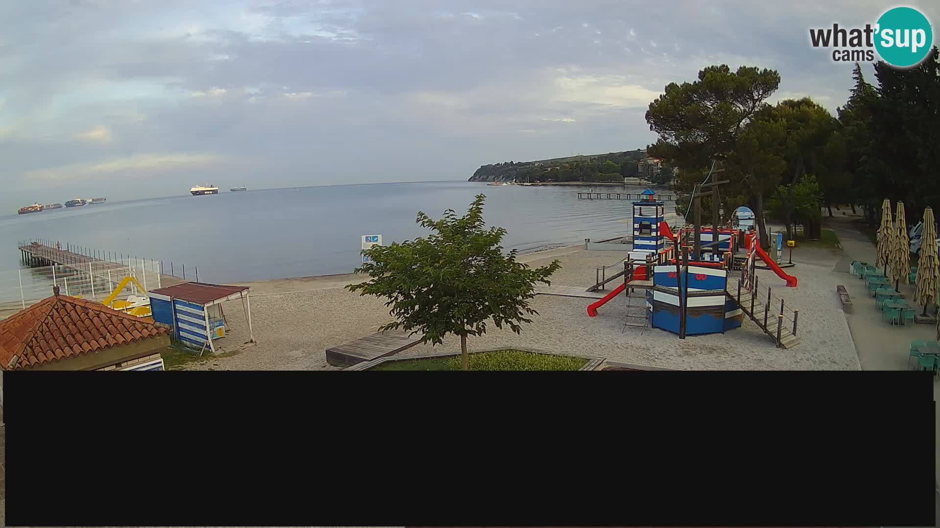 Live webcam Ankaran – Adria Ankaran Hotel & Resort – Slovenia