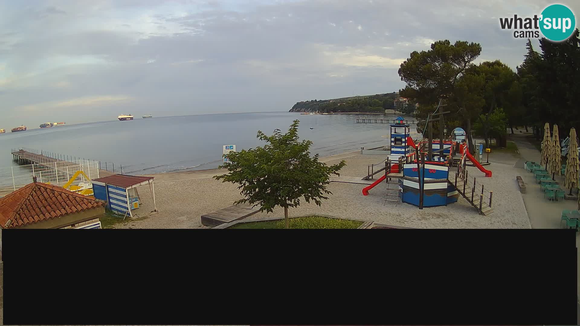 Live webcam Ankaran – Adria Ankaran Hotel & Resort – Slovenia