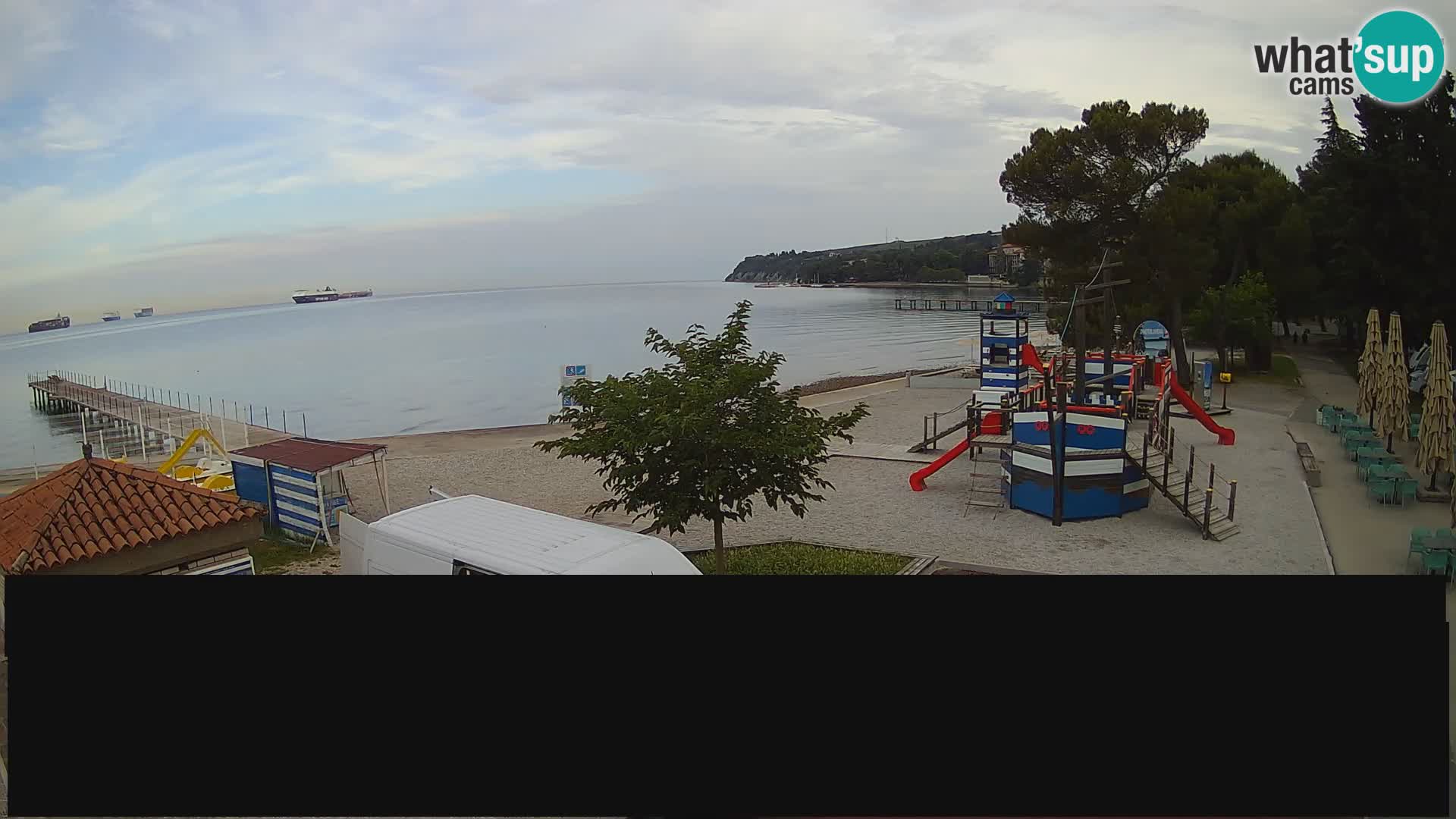 Live webcam Ankaran – Adria Ankaran Hotel & Resort – Slovenia