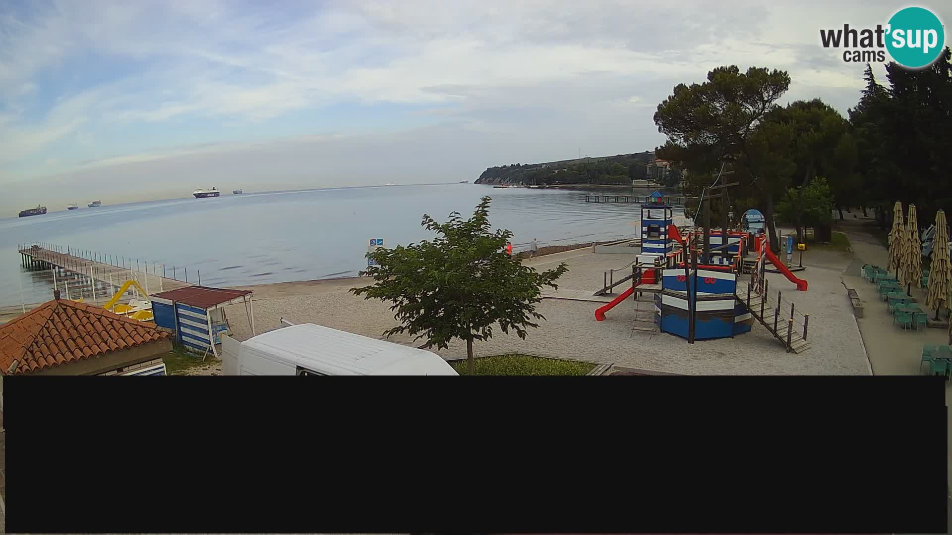 Cámara web en vivo Ankaran – Adria Ankaran Hotel & Resort – Eslovenia