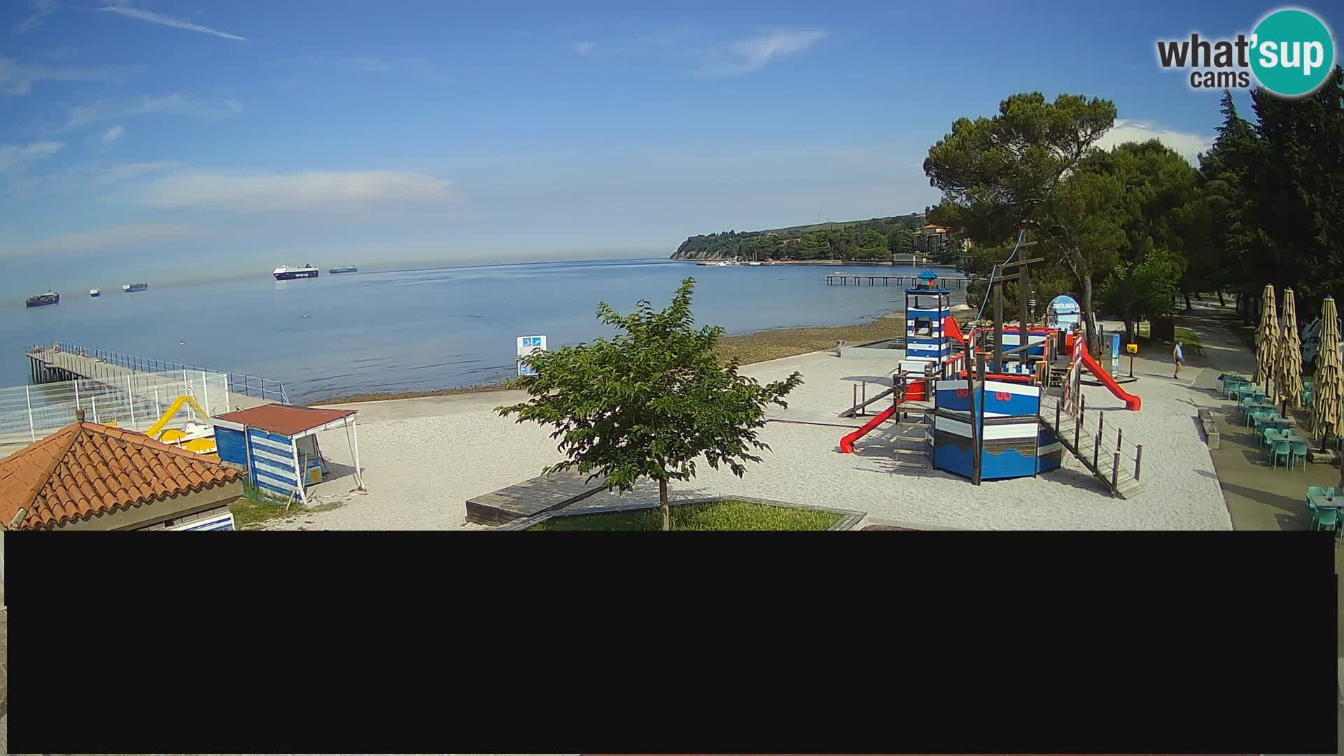 Web kamera uživo Ankaran – Adria Ankaran Hotel & Resort – Slovenija