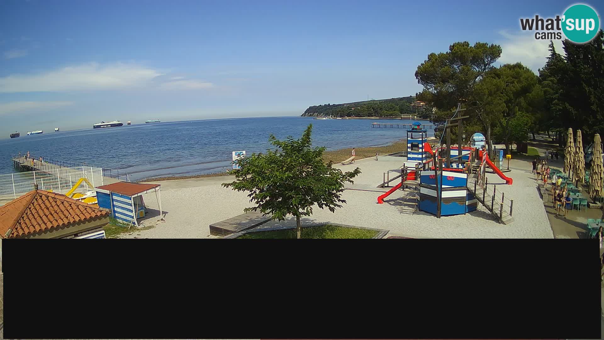Live webcam Ankarano – Adria Ankaran Hotel & Resort – Slovenia