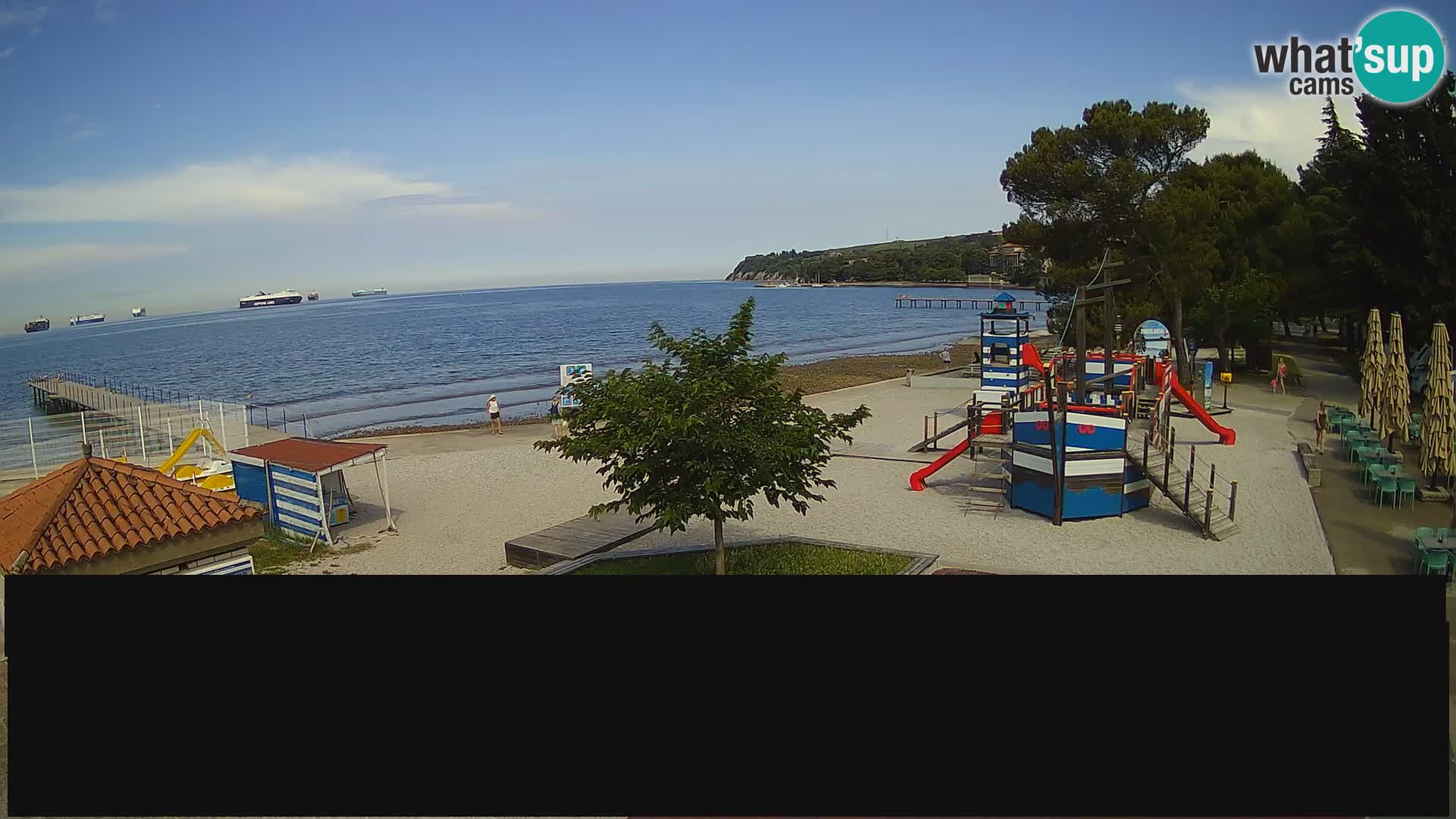 Webcam en direct Ankaran – Adria Ankaran Hotel & Resort – Slovénie