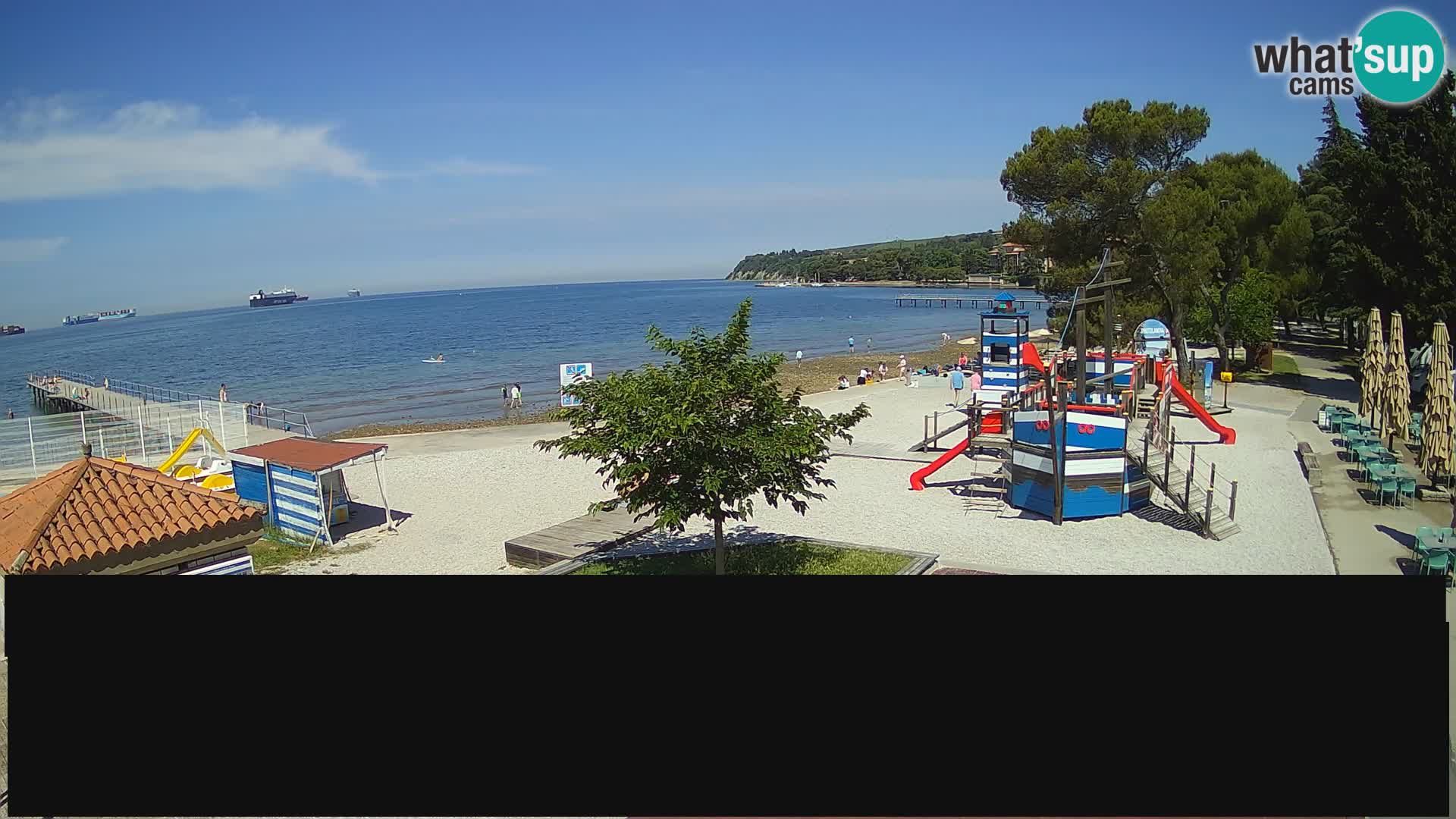 Live webcam Ankarano – Adria Ankaran Hotel & Resort – Slovenia
