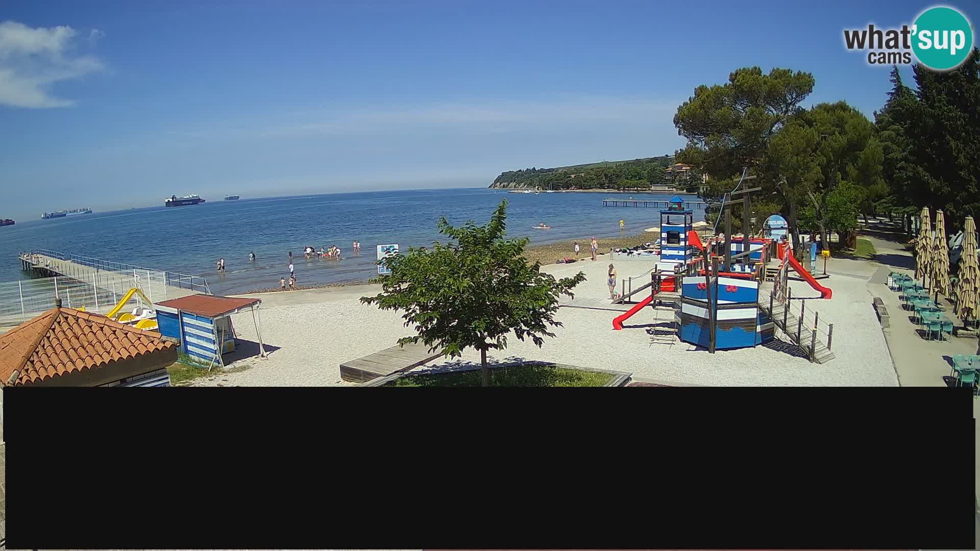 Live webcam Ankarano – Adria Ankaran Hotel & Resort – Slovenia