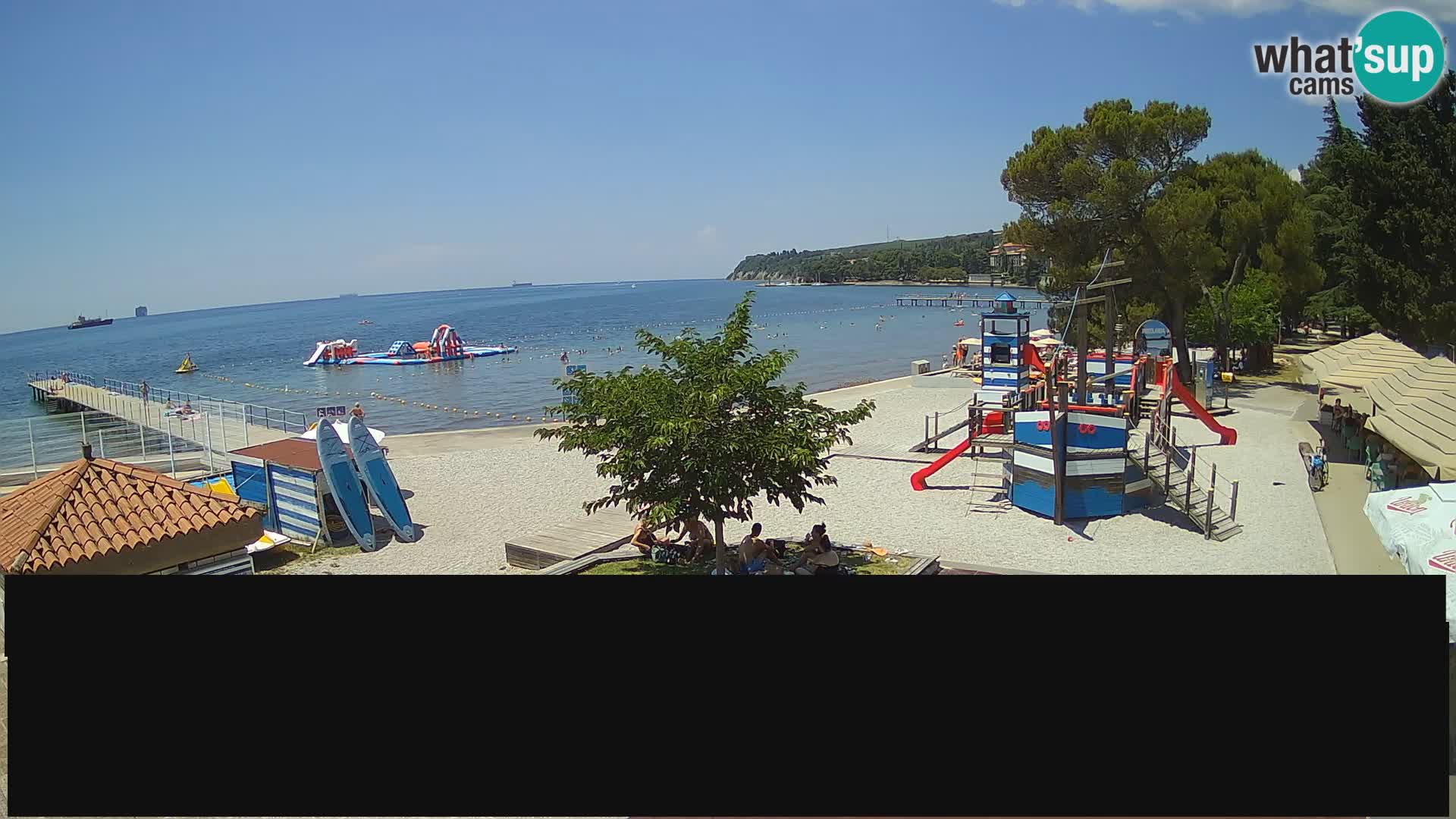 Live webcam Ankaran – Adria Ankaran Hotel & Resort – Slovenia