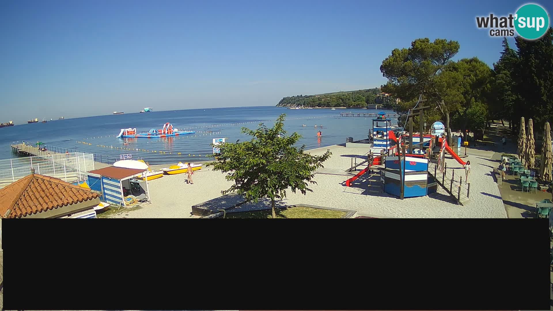 Live webcam Ankaran – Adria Ankaran Hotel & Resort – Slovenia