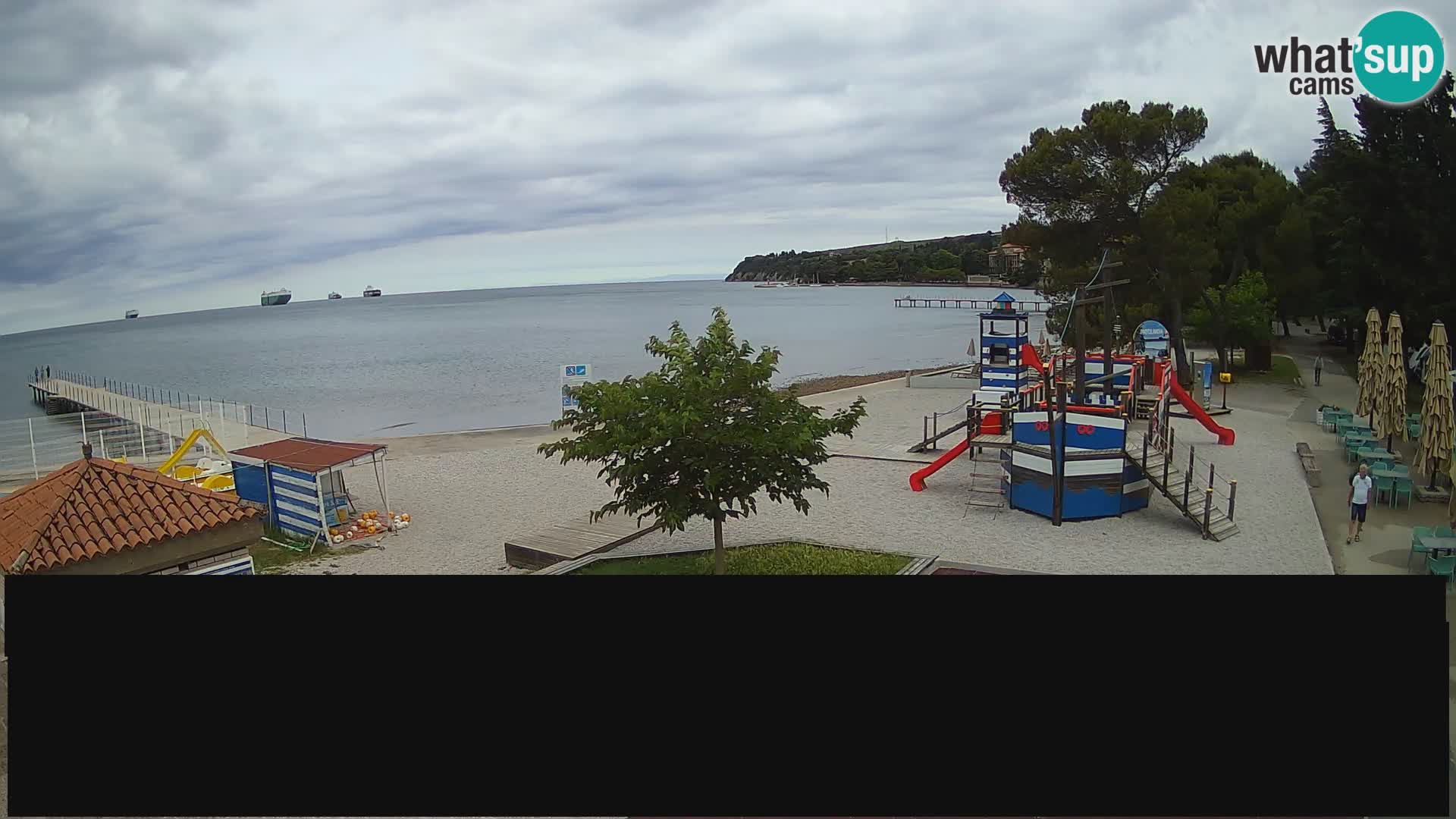 Live webcam Ankaran – Adria Ankaran Hotel & Resort – Slovenia