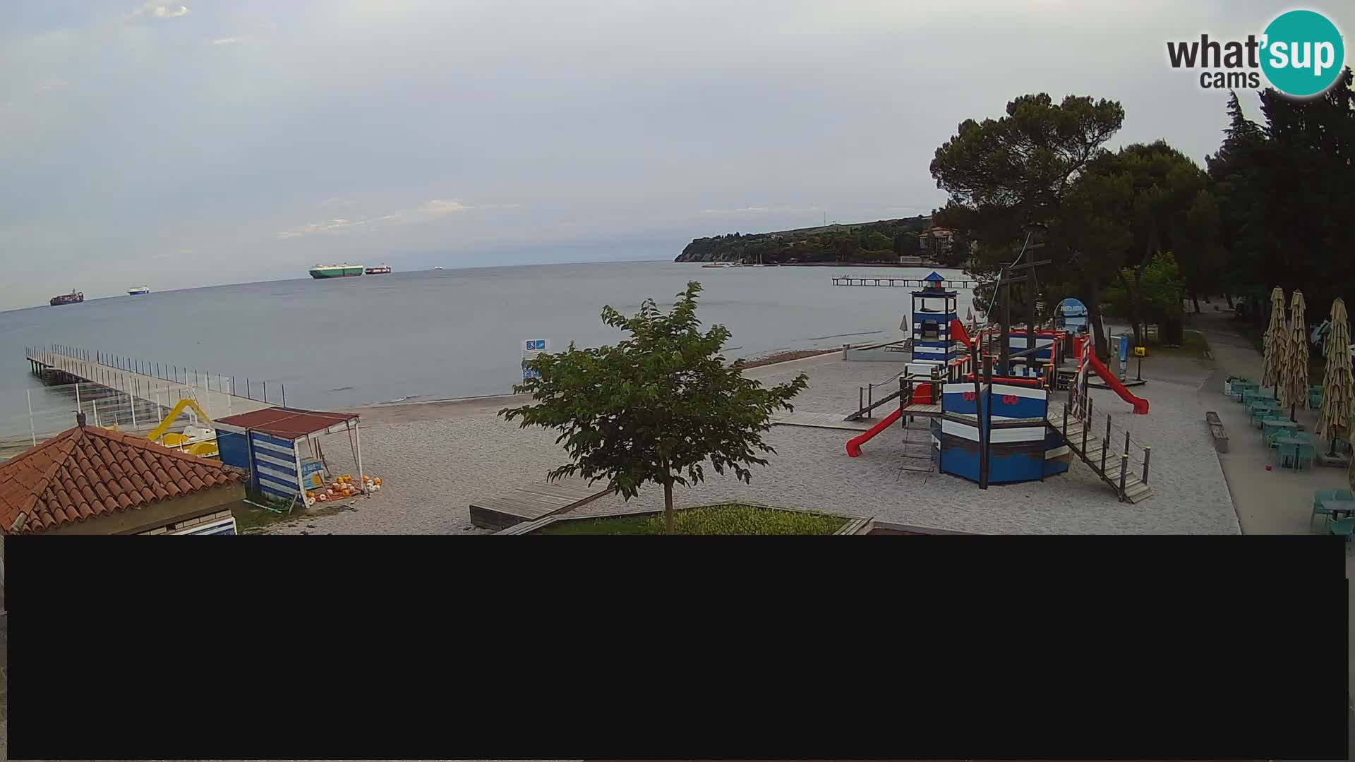 Live webcam Ankarano – Adria Ankaran Hotel & Resort – Slovenia